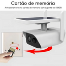 Câmera de Segurança Solar Wi-Fi 4MP Recarregável com Painel Solar + Proteção IP66