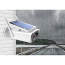 Câmera de Segurança Solar Wi-Fi 4MP Recarregável com Painel Solar + Proteção IP66