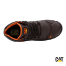 Bota Cat Couro Legitimo Reforçada Antiderrapante