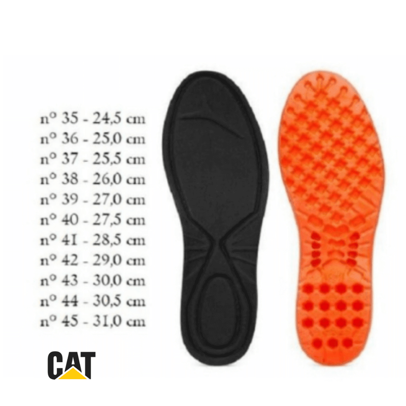 Bota Cat Couro Legítimo Adventure Solado de Gel Confort