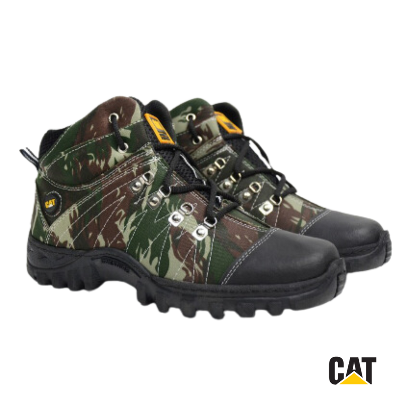 Bota Cat Camuflada