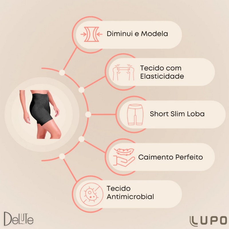 Bermuda Short Lupo Sem Costura