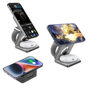 Carregador sem Fio Dobrável 3 em 1