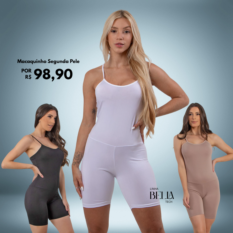 Macaquinho Segunda Pele Anágua Underwear Plus Size