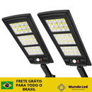 Luminária Solar Pública Poste Rua Led 300w