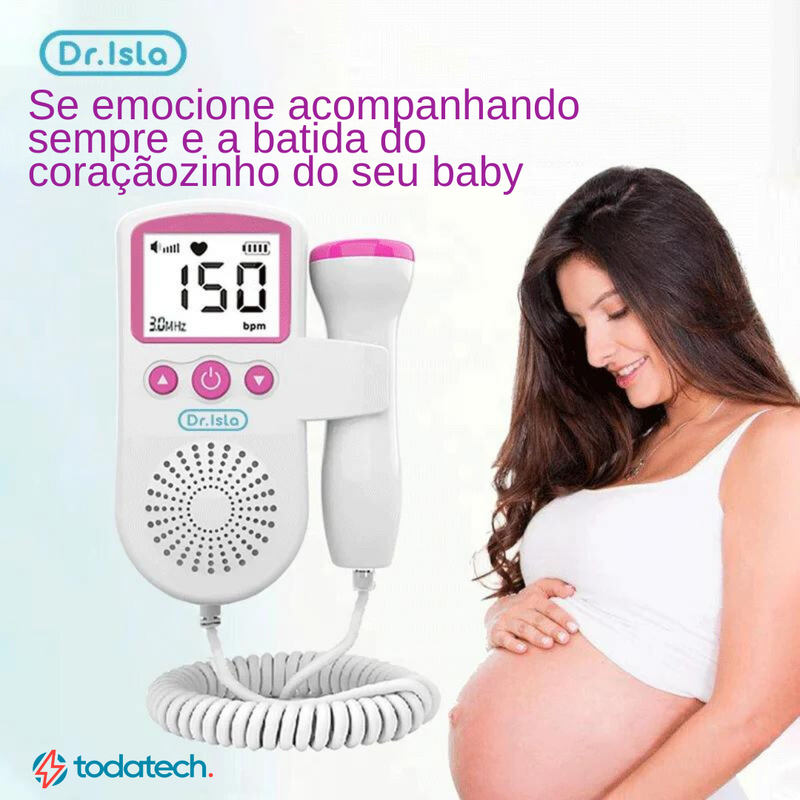 Monitor de frequência cardíaca portátil - Dopler Fetal