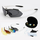 Óculos Bike 5 Lentes Polarizadas