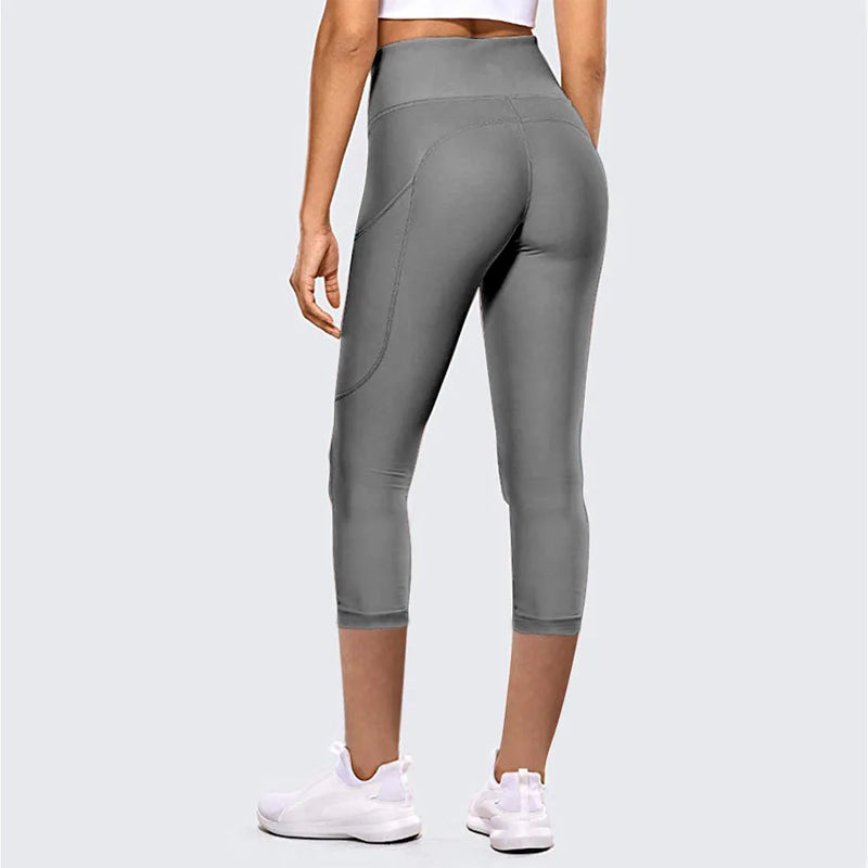 Calça Capri  Cintura Alta Esportiva Fitness