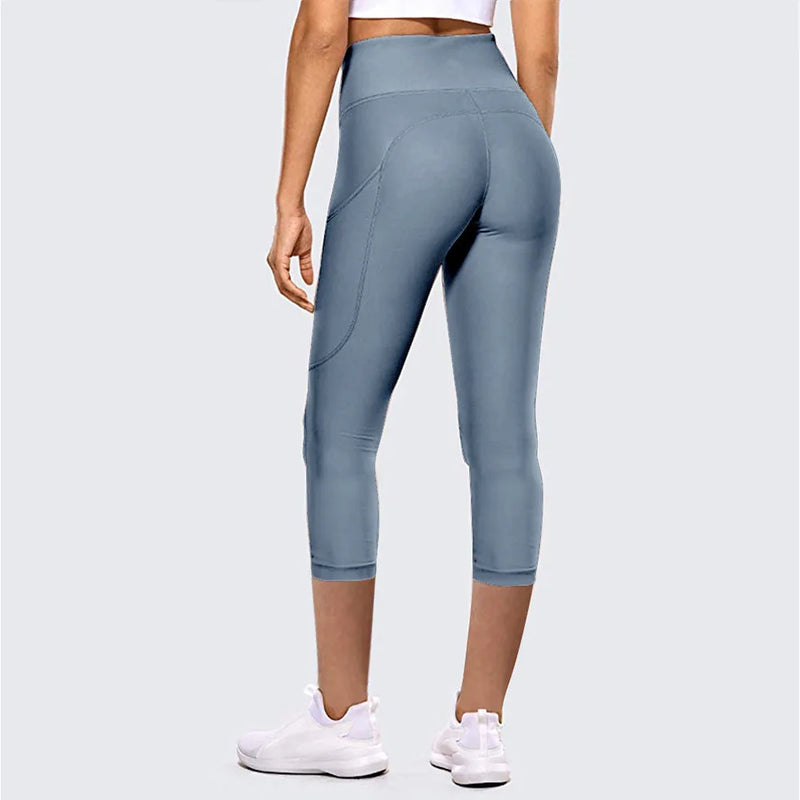 Calça Capri  Cintura Alta Esportiva Fitness