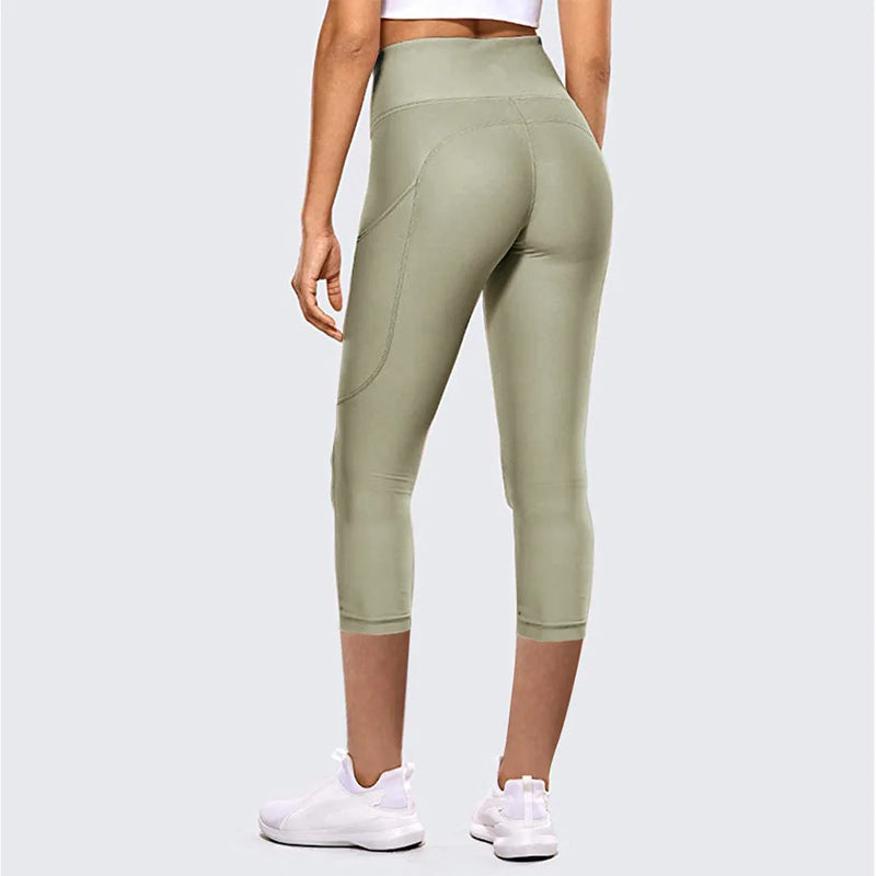 Calça Capri  Cintura Alta Esportiva Fitness