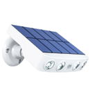 Luminária Solar Led - Luzes giratórias à prova d'água com sensor de movimento