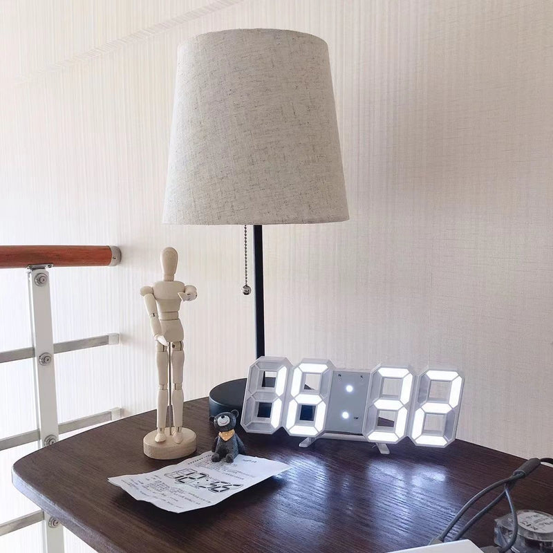 Relógio Digital LED 3D Brilhante + FRETE GRÁTIS + BRINDE EXCLUSIVO (SOMENTE HOJE)