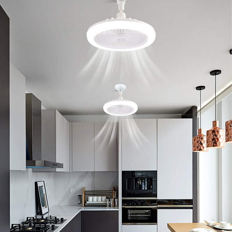 Luminária Led Com Ventilador 2 em 1 + Controle Remoto Incluso + Frete Grátis