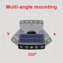 Luminária Solar Led - Luzes giratórias à prova d'água com sensor de movimento