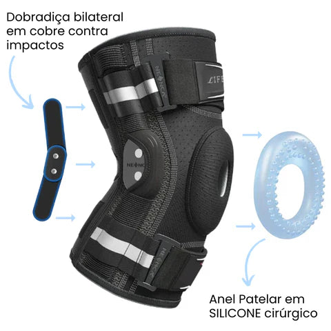 Proteção Ortopédica de Joelho Articulada Confort