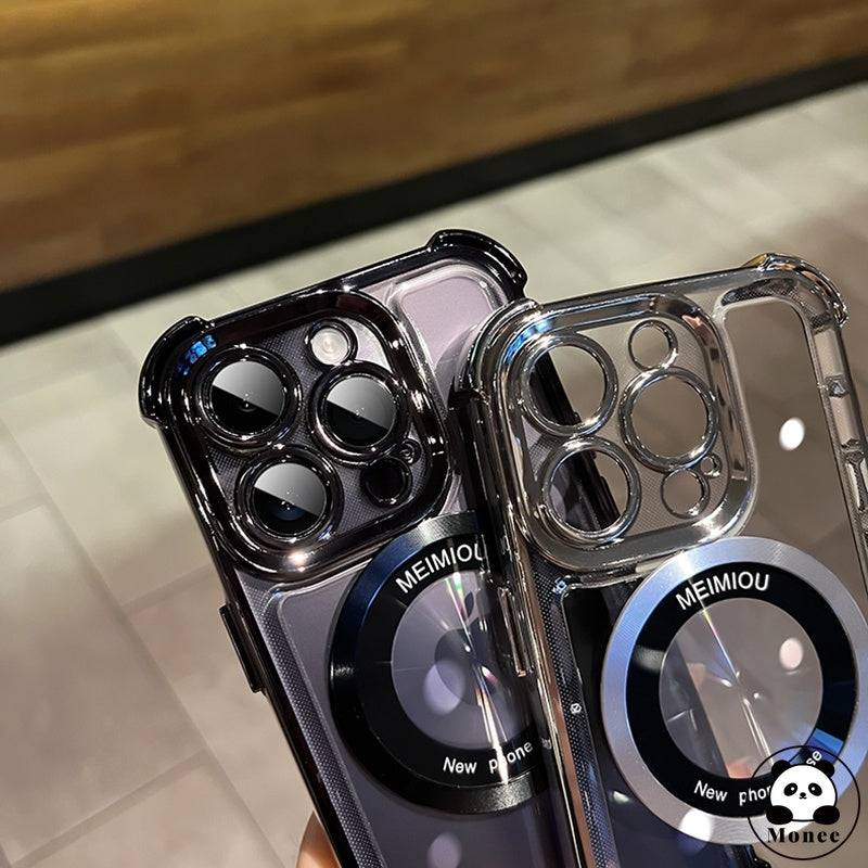 Case IPhone de Luxo Transparente Sem Bordas