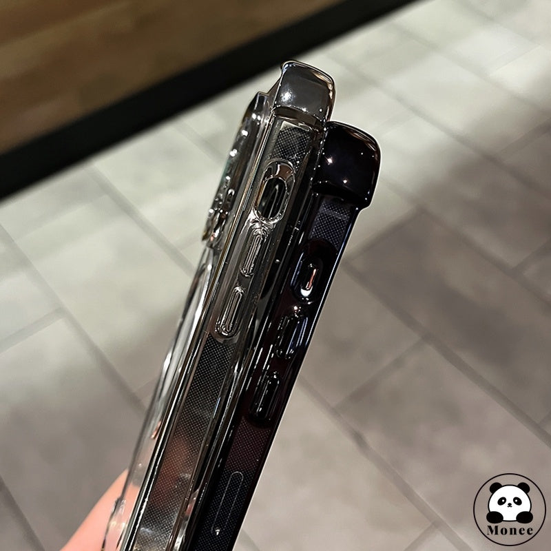 Case IPhone de Luxo Transparente Sem Bordas