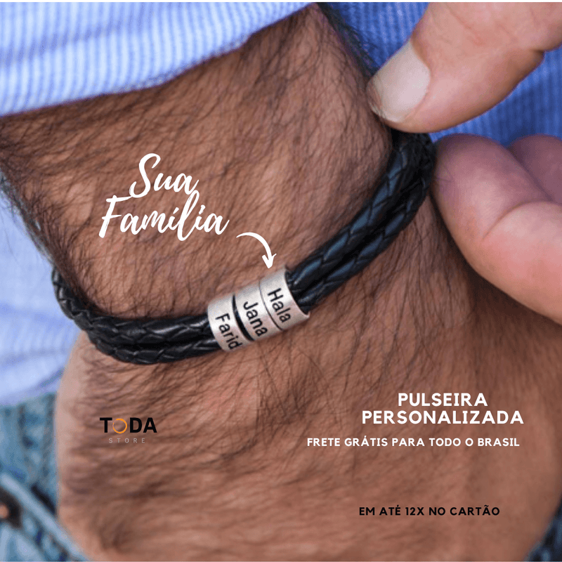 Pulseira Masculina Personalizada