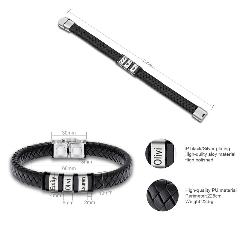 Pulseira Personalizada com Nomes