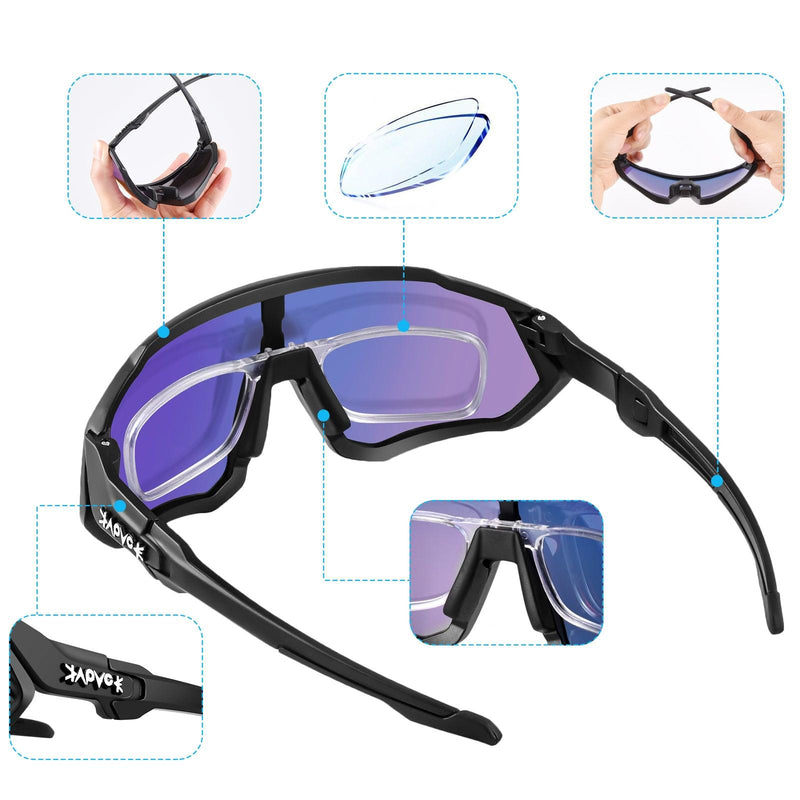 Óculos Polarizados Original Kapvoe 5 Lentes + Frete Grátis